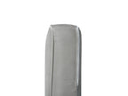 3 Seater Velvet Sofa Light Grey LOKKA