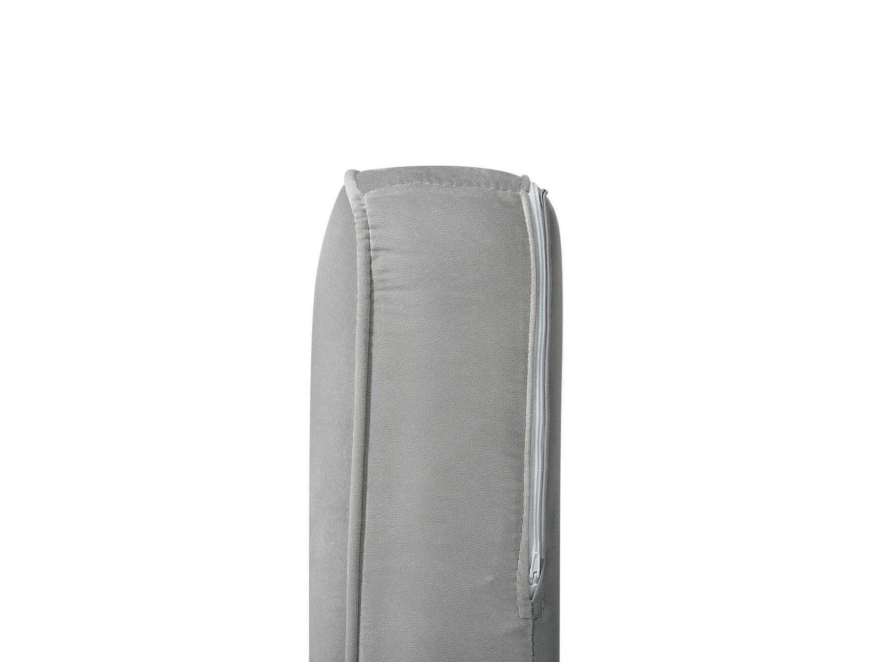3 Seater Velvet Sofa Light Grey LOKKA