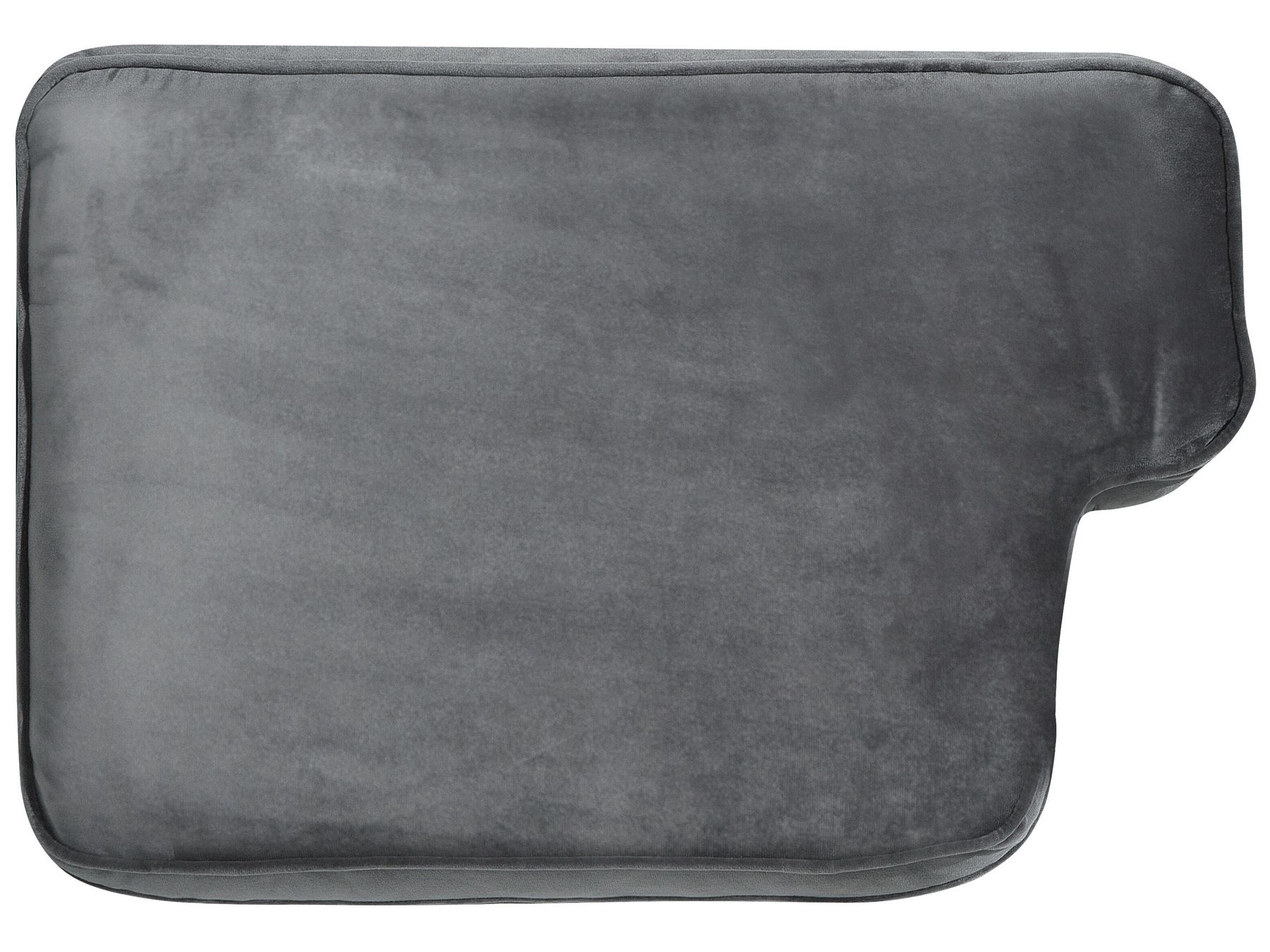 2 Seater Velvet Sofa Grey LOKKA