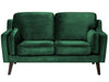 2 Seater Velvet Sofa Green