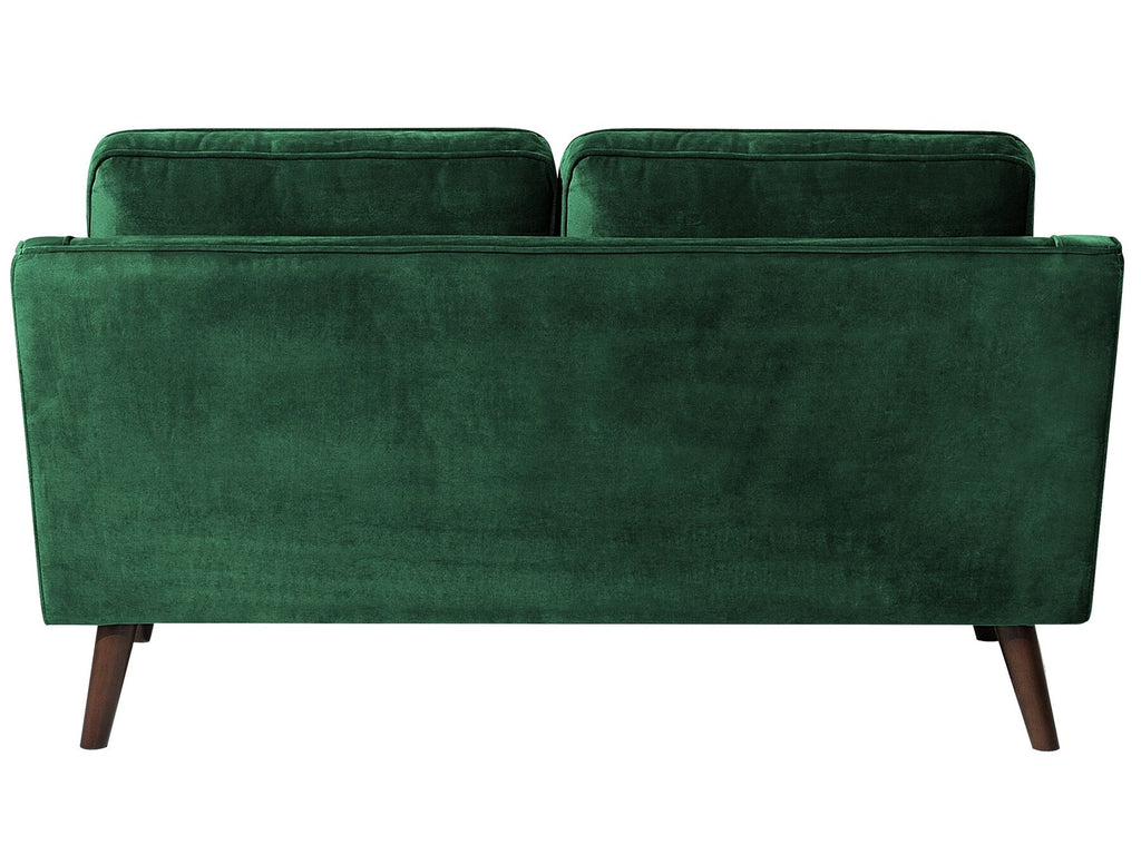 2 Seater Velvet Sofa Green LOKKA