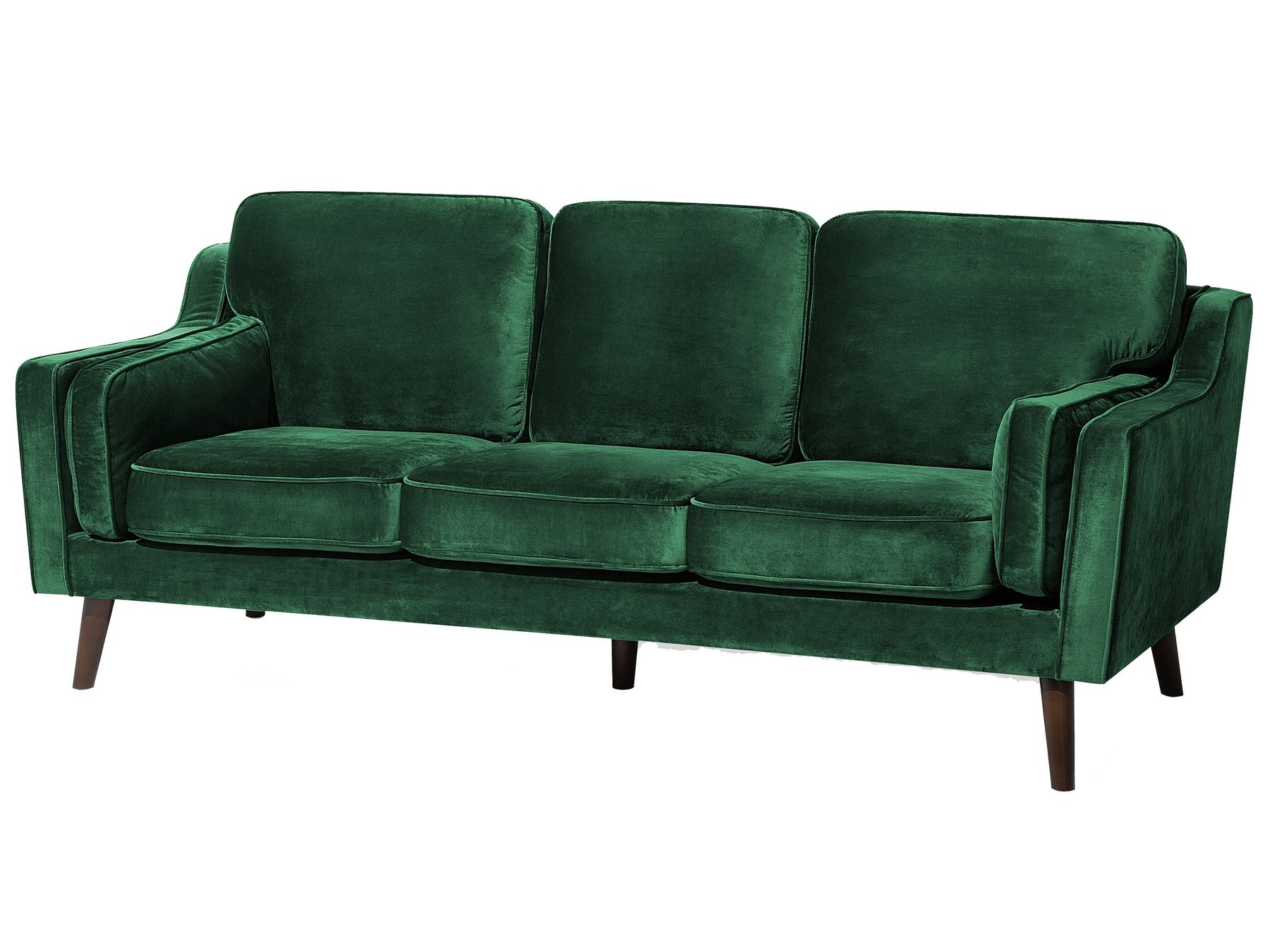 3 Seater Velvet Sofa Green LOKKA