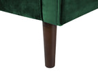 3 Seater Velvet Sofa Green LOKKA