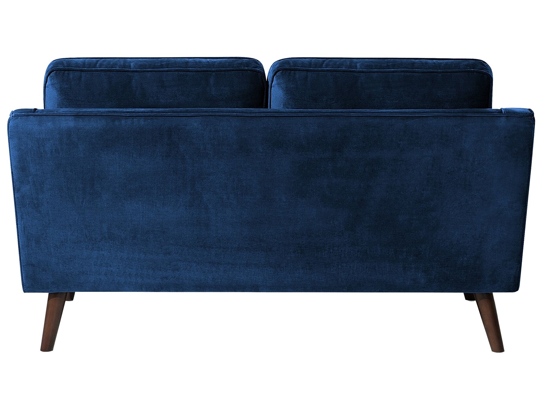 2 Seater Velvet Sofa Navy Blue LOKKA