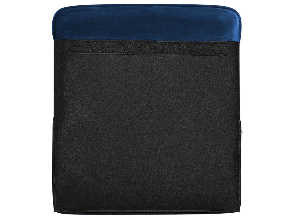 2 Seater Velvet Sofa Navy Blue LOKKA