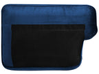 2 Seater Velvet Sofa Navy Blue LOKKA