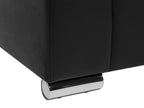 3 Seater Leather Sofa Black HELSINKI