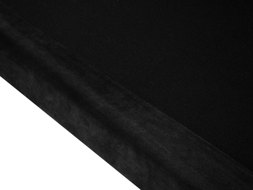 2 Seater Velvet Sofa Black LOKKA
