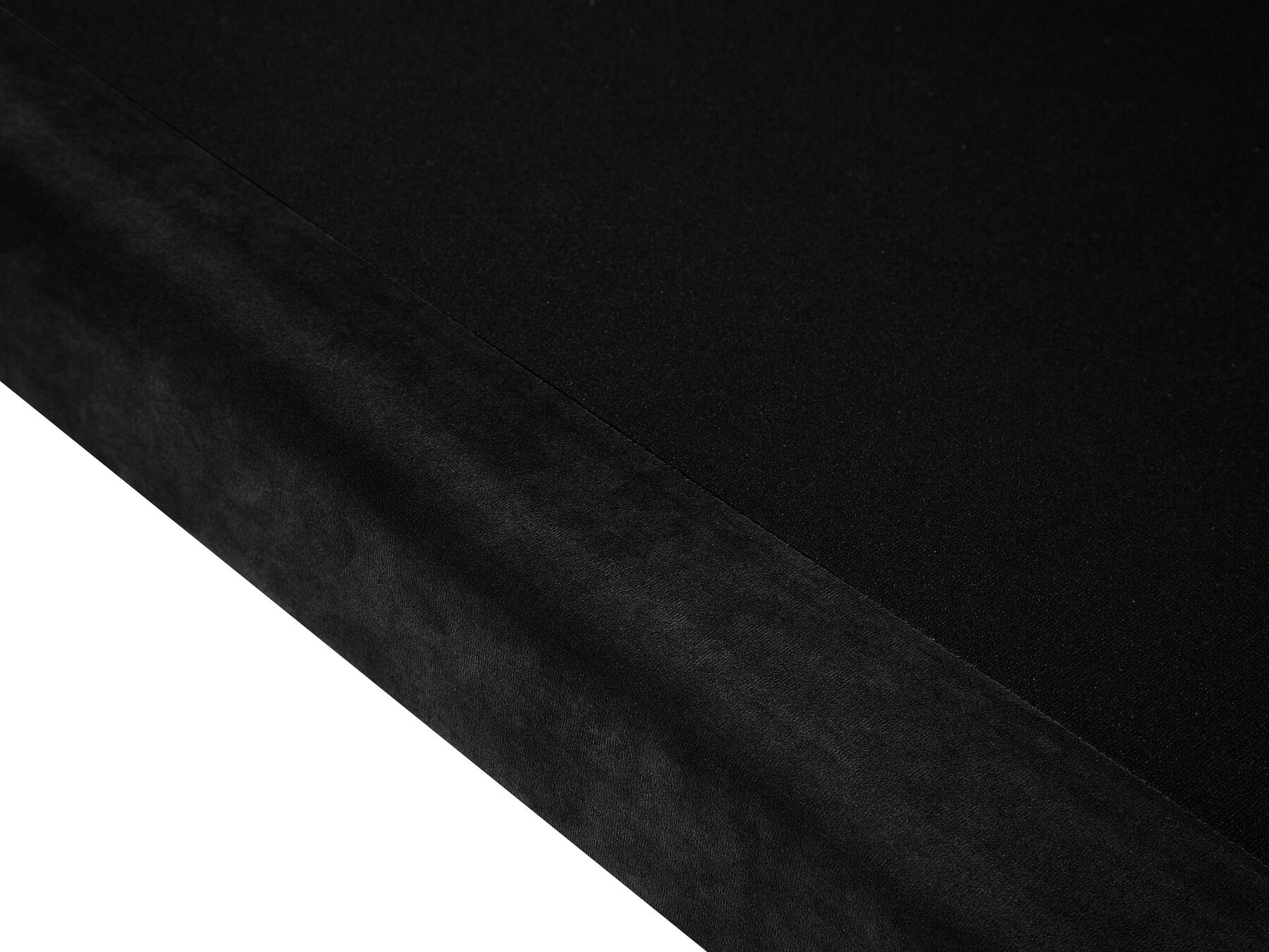 2 Seater Velvet Sofa Black LOKKA