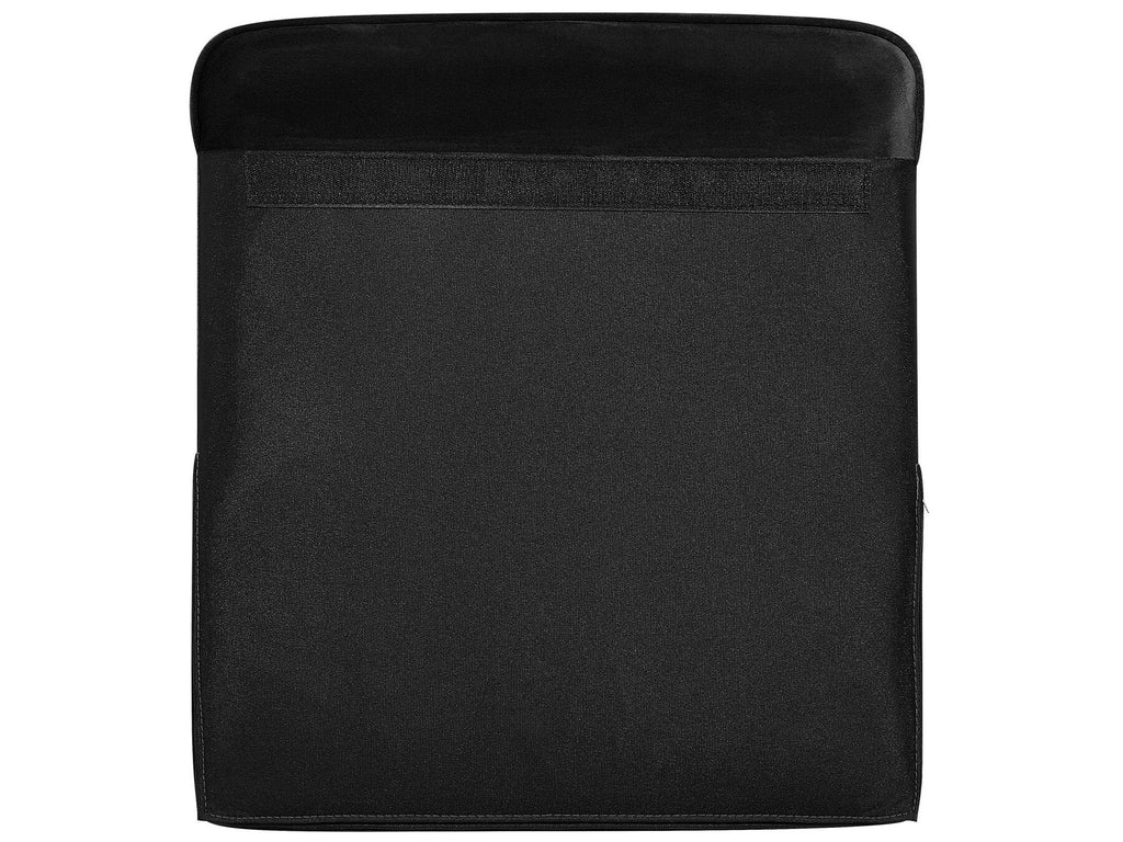 2 Seater Velvet Sofa Black LOKKA