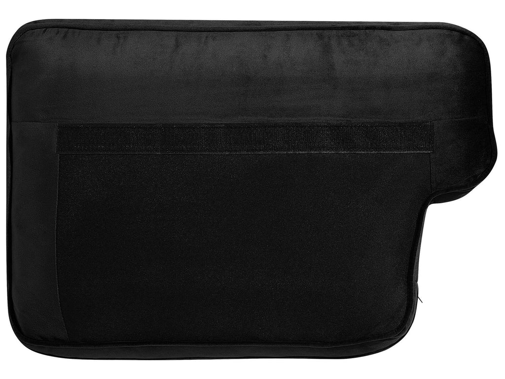 2 Seater Velvet Sofa Black LOKKA