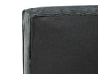 2 Seater Velvet Fabric Sofa Grey GAULA
