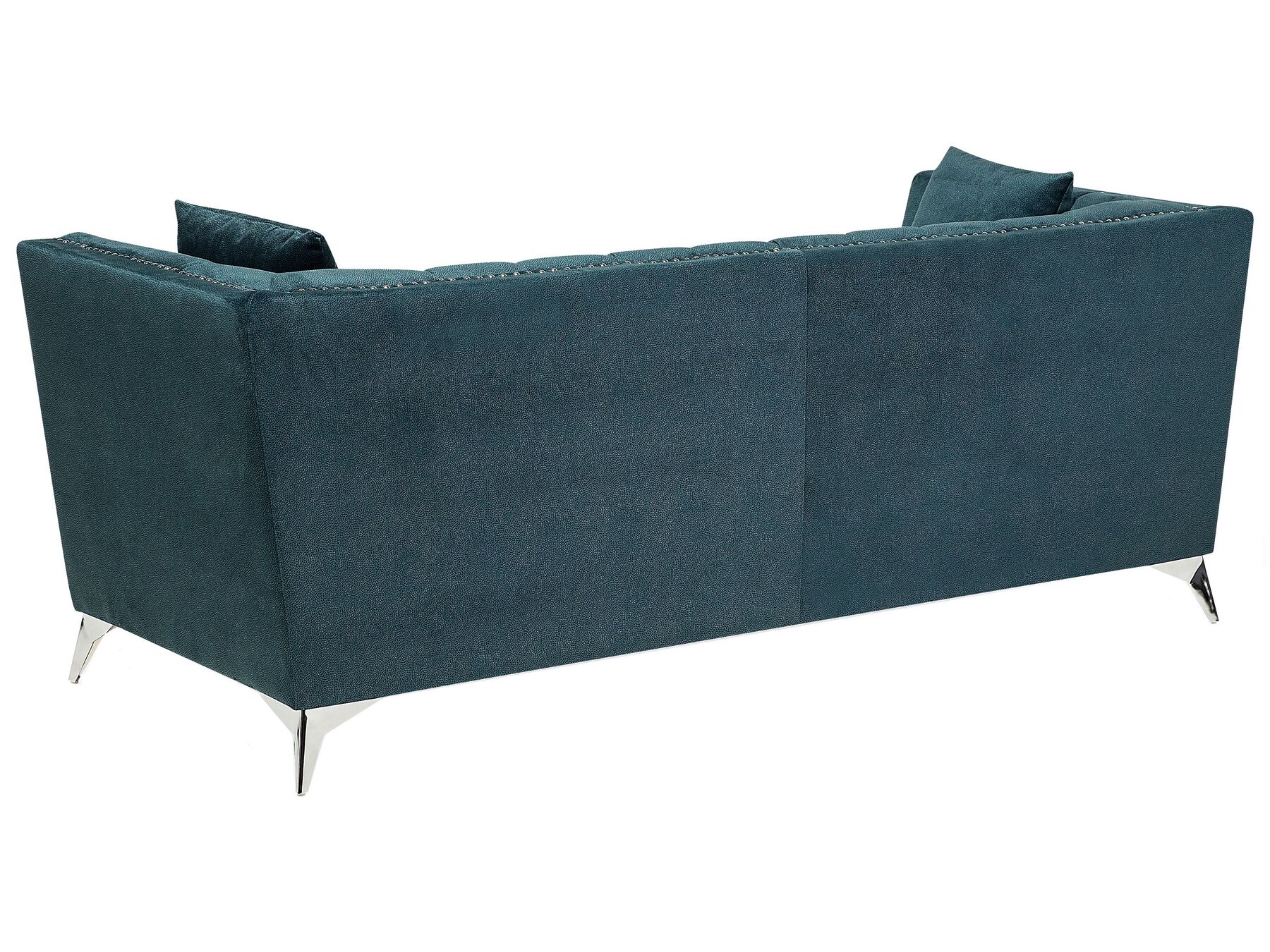 3 Seater Velvet Fabric Sofa Teal GAULA