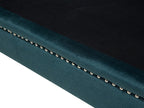 3 Seater Velvet Fabric Sofa Teal GAULA