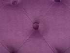 3 Seater Velvet Fabric Sofa Purple SOTRA