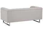 2 Seater Fabric Sofa Beige VISSLAND