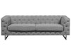 3 Seater Fabric Sofa Grey