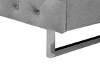 3 Seater Fabric Sofa Grey VISSLAND