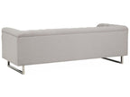 3 Seater Fabric Sofa Beige VISSLAND