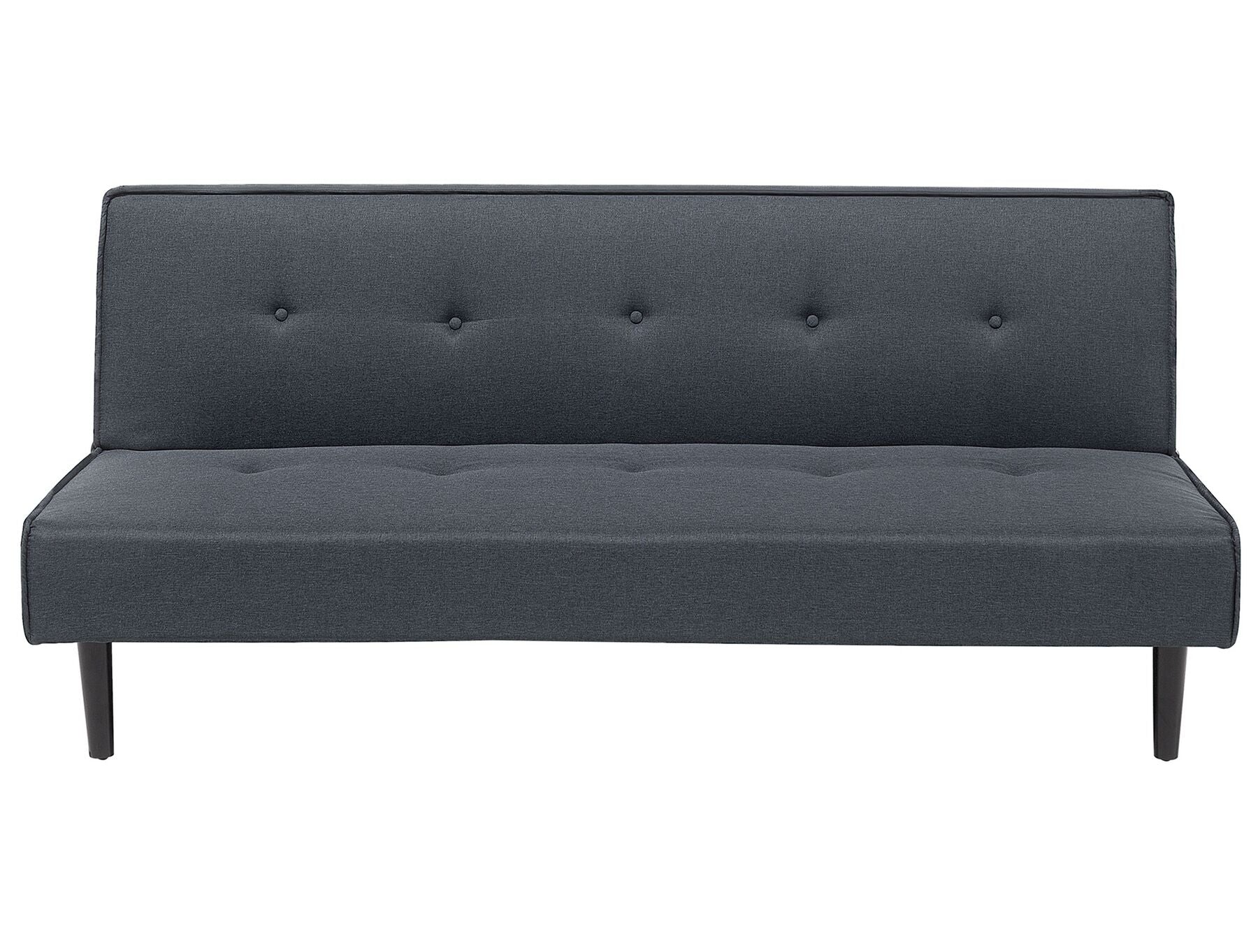 Sofa Bed VISBY Fabric Dark Grey 3 Seater
