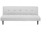Sofa Bed VISBY Fabric Light Grey 3 Seater