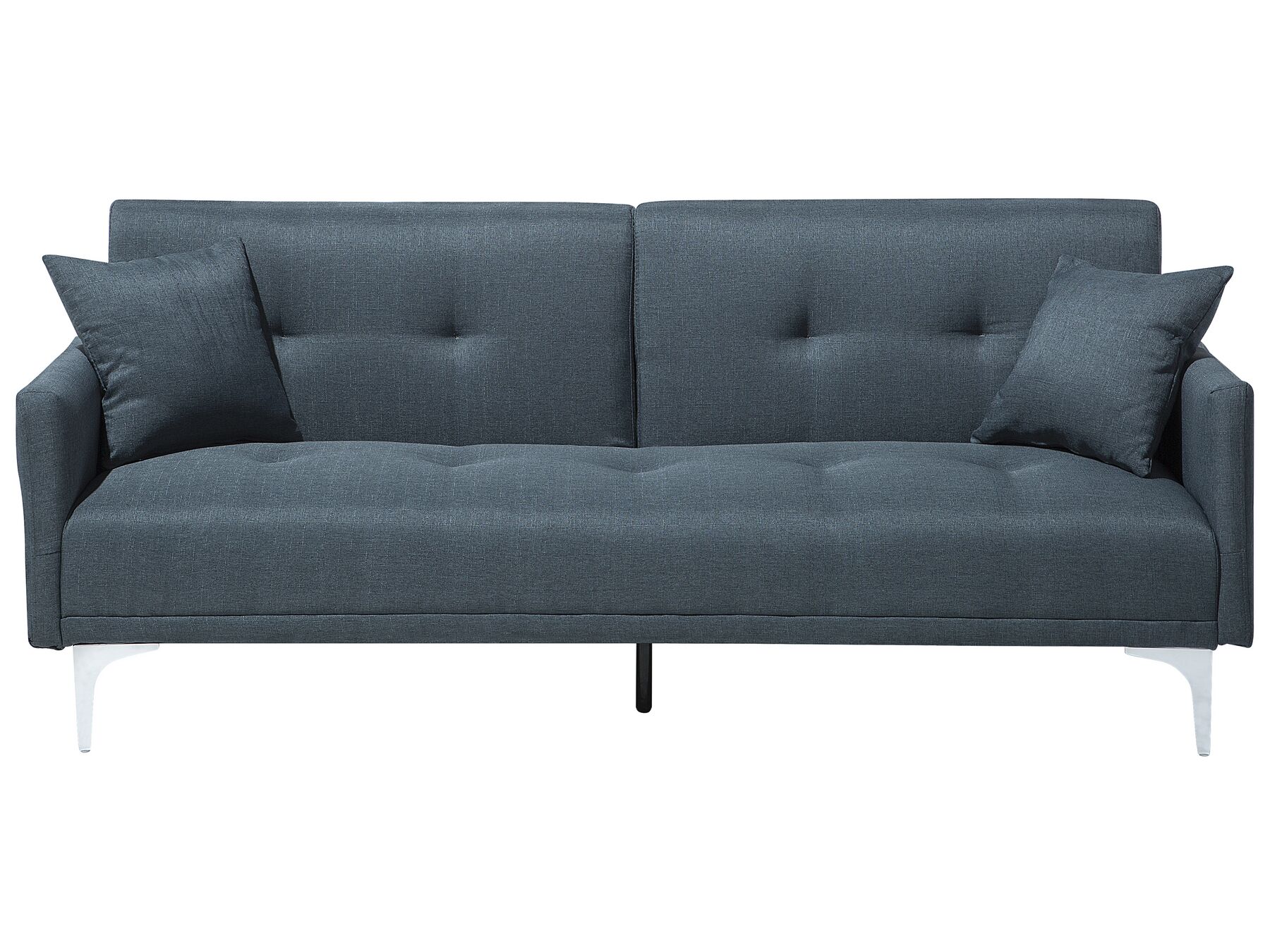 Sofa Bed LUCAN Fabric Dark Blue 3 Seater