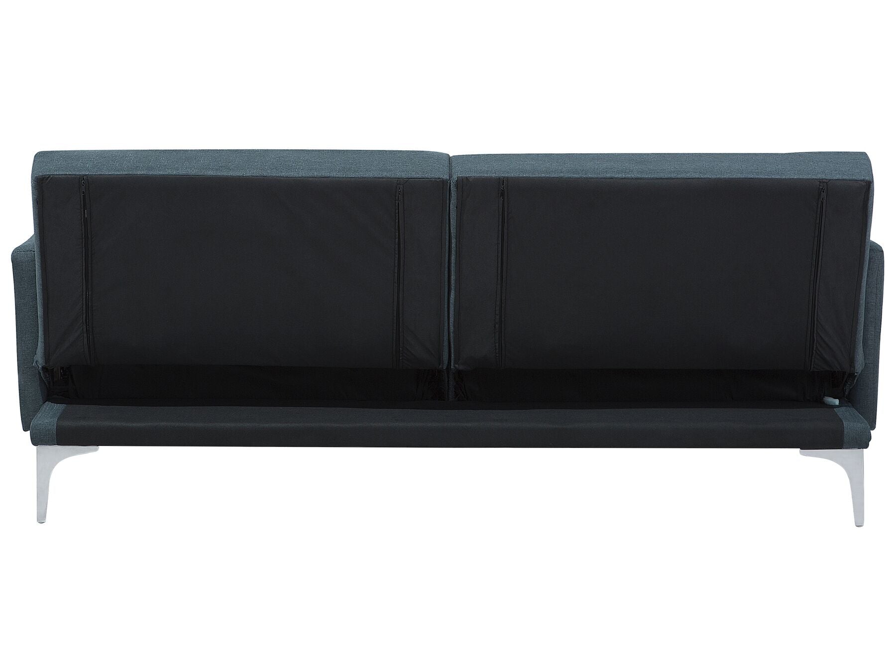 Sofa Bed LUCAN Fabric Dark Blue 3 Seater