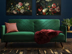 Sofa Bed SENJA Velvet Emerald Green 3 Seater