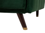 Sofa Bed SENJA Velvet Emerald Green 3 Seater