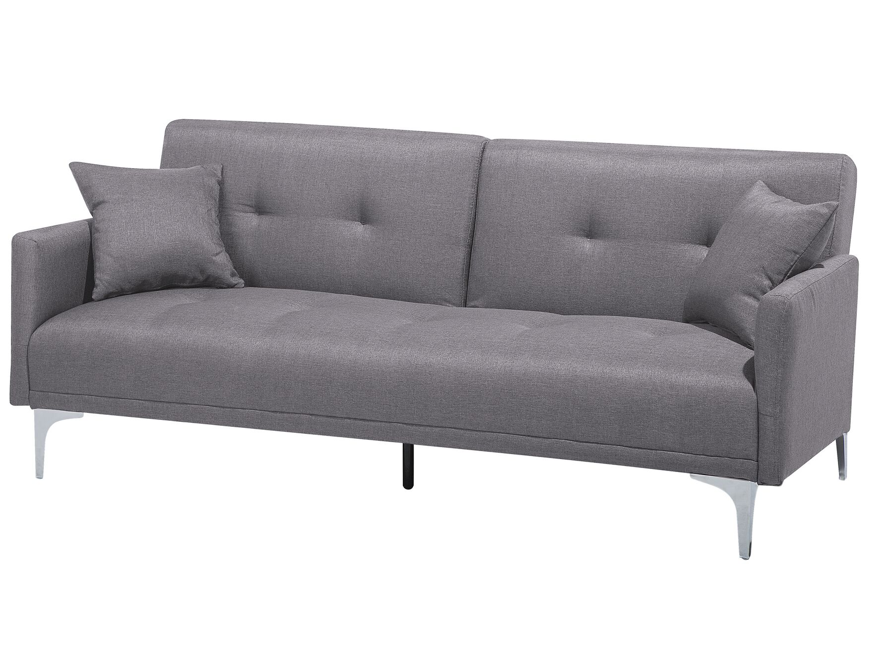Sofa Bed LUCAN Fabric Grey 3 Seater