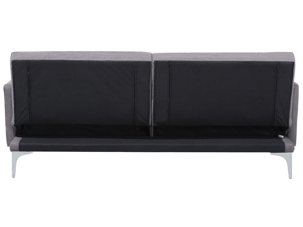 Sofa Bed LUCAN Fabric Grey 3 Seater