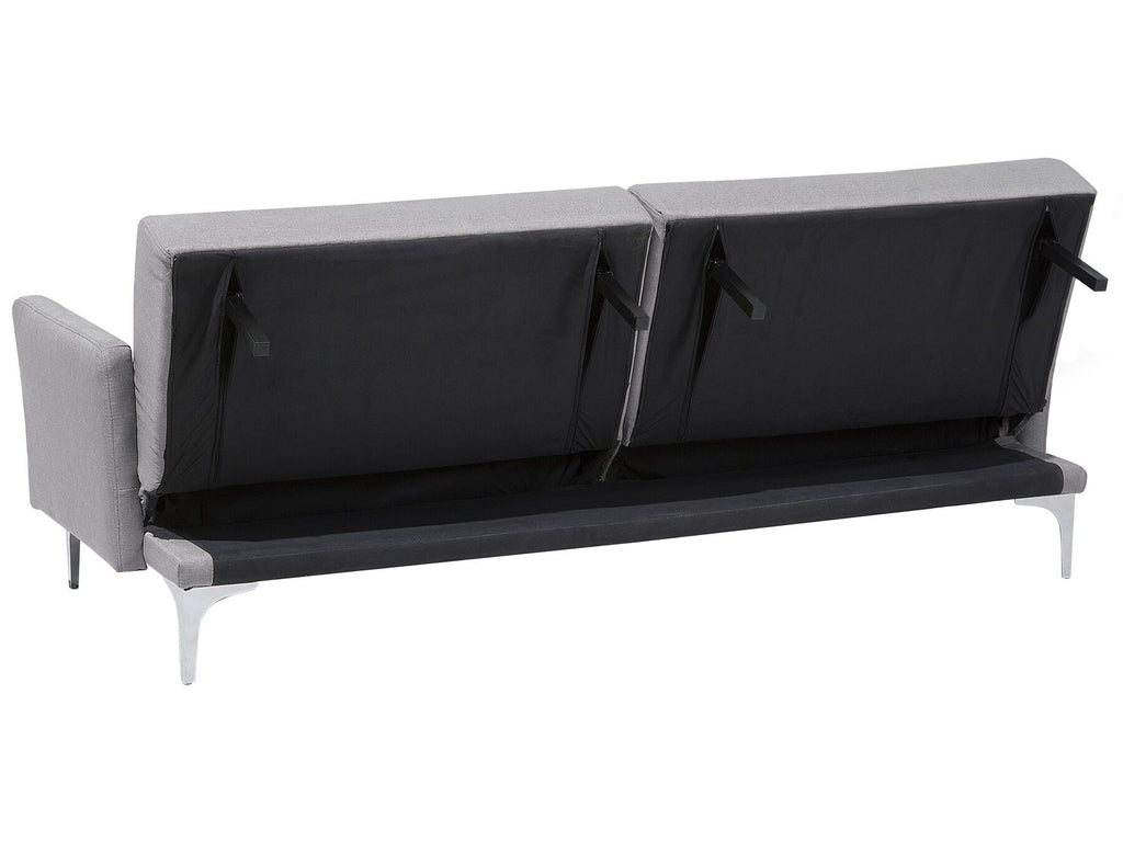 Sofa Bed LUCAN Fabric Grey 3 Seater
