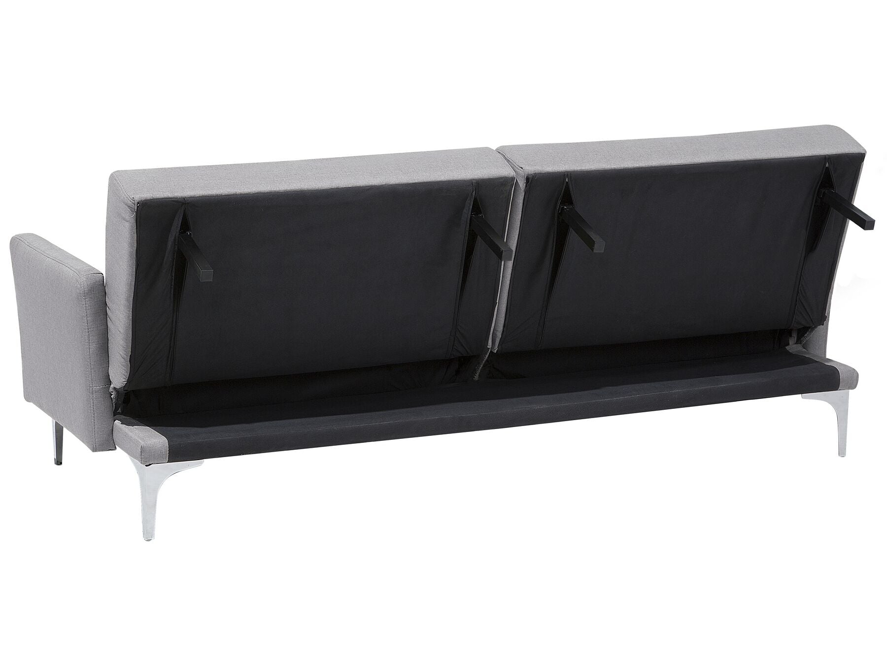 Sofa Bed LUCAN Fabric Grey 3 Seater