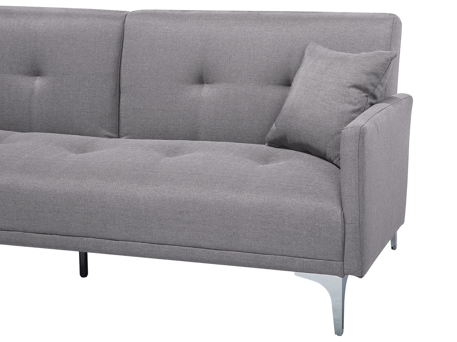 Sofa Bed LUCAN Fabric Grey 3 Seater