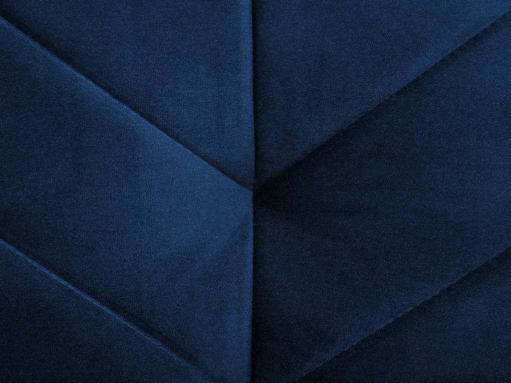 Sofa Bed SENJA Velvet Navy Blue 3 Seater