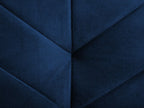 Sofa Bed SENJA Velvet Navy Blue 3 Seater