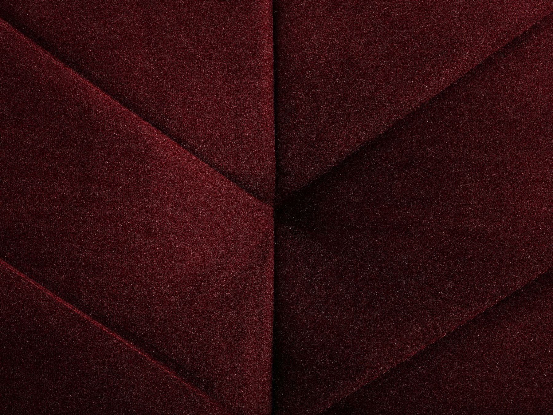 Sofa Bed SENJA Velvet Dark Red 3 Seater
