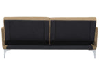 Sofa Bed LUCAN Fabric Sand Beige 3 Seater