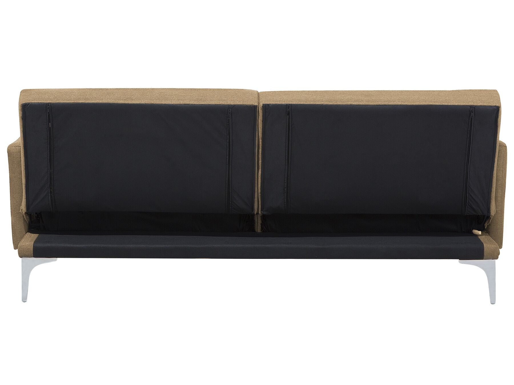 Sofa Bed LUCAN Fabric Sand Beige 3 Seater