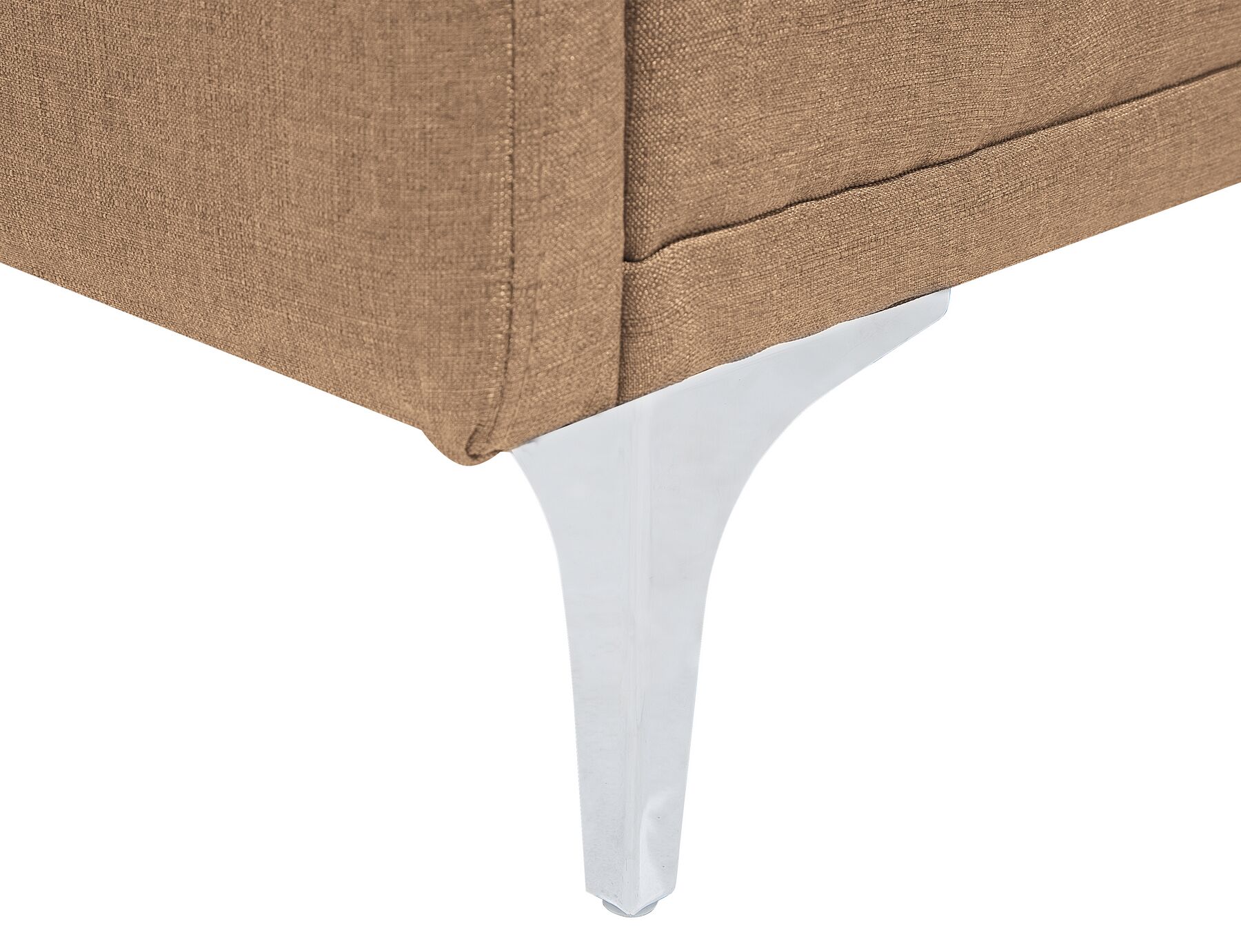 Sofa Bed LUCAN Fabric Sand Beige 3 Seater