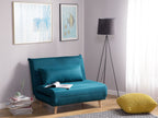 Single Sofa Bed SETTEN Fabric Sea Blue