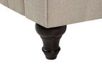 3 Seater Fabric Sofa Beige CHESTERFIELD Big