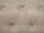 3 Seater Fabric Sofa Beige CHESTERFIELD Big