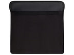 Right Hand Faux Leather Corner Sofa Black CHESTERFIELD
