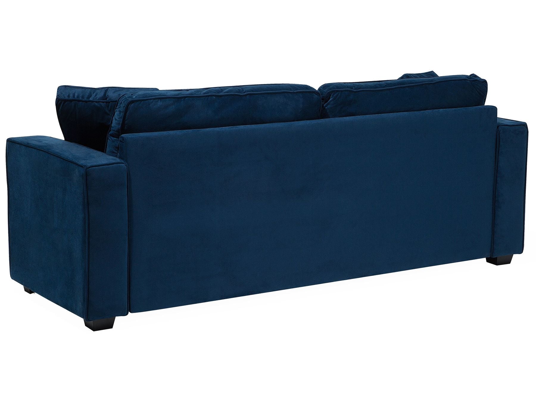 3 Seater Velvet Sofa Navy Blue FALUN