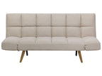 Sofa Bed INGARO Fabric Beige 2 Seater