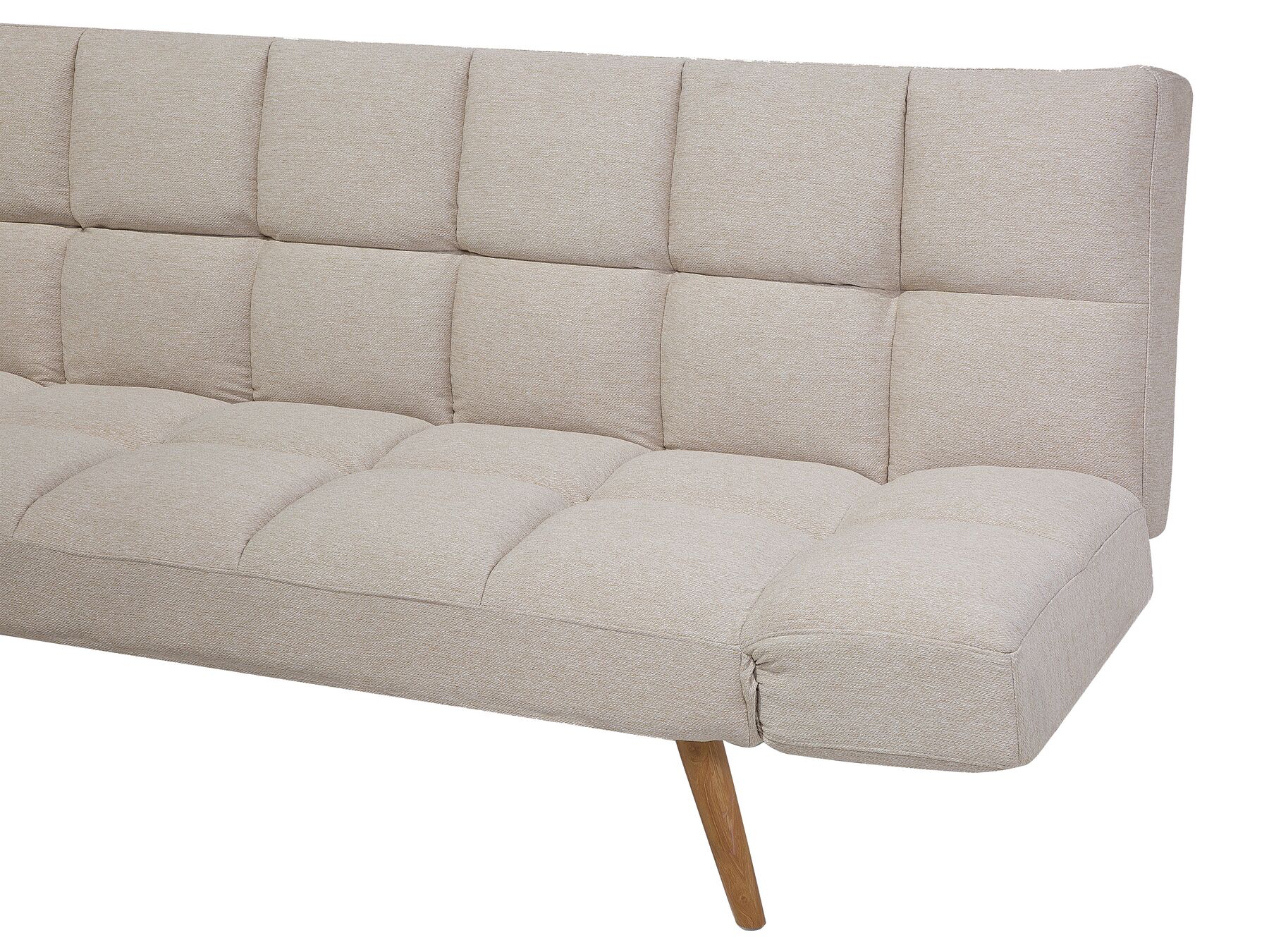 Sofa Bed INGARO Fabric Beige 2 Seater