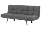 Sofa Bed INGARO Fabric Dark Grey 2 Seater