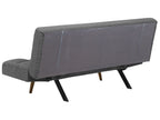 Sofa Bed INGARO Fabric Dark Grey 2 Seater