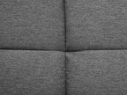 Sofa Bed INGARO Fabric Dark Grey 2 Seater